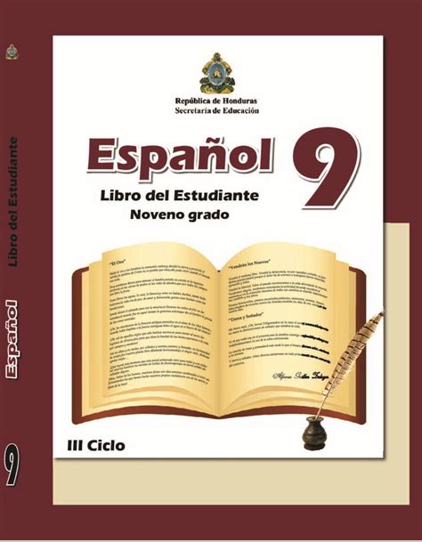 Libro De Español Noveno Grado 📖 Libros Honduras