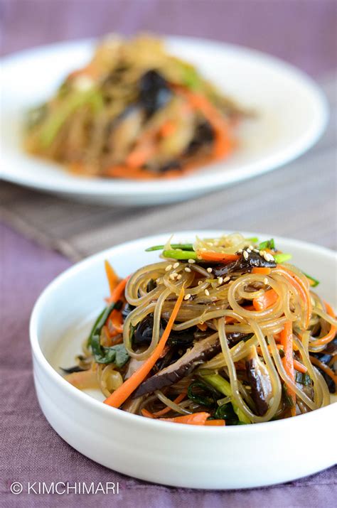 Japchae is one of the easiest dish to make above all kind of korean noodles. Simple One-Pan Korean Glass Noodles (Japchae) Recipe ...