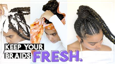 How To Keep Your Braids FRESH And Fight Frizz YouTube