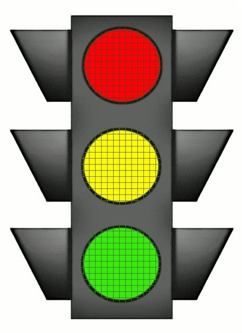 Traffic Signal Large All Colors Night Traffic Signal Green Traffic