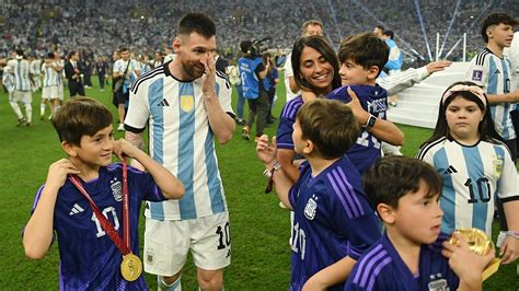 Watch Lionel Messi Got Emotional When Wife Child And Mother Came To Him