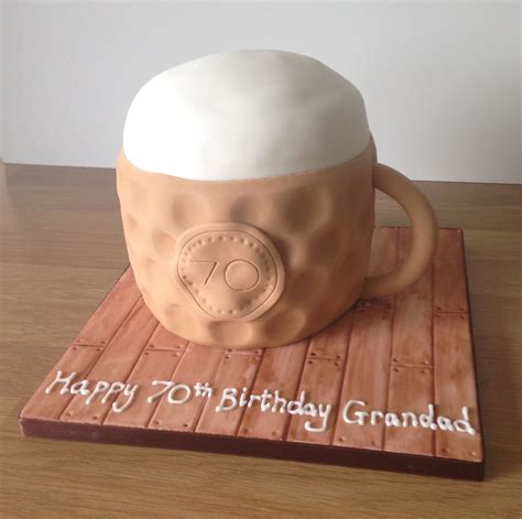 Beer Tankard Cake Tankard Celebration Cakes Beer Mugs Birthday