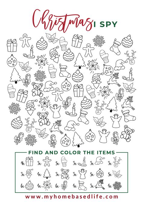 Free I Spy Printables For Preschoolers