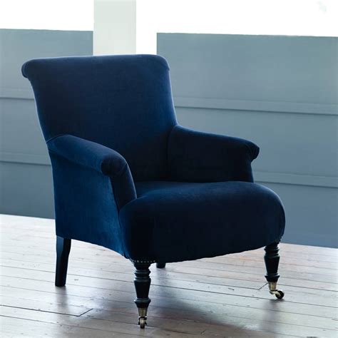 Shop velvet armchairs and other velvet seating from top sellers around the world at 1stdibs. finley velvet armchair, midnight blue by rowen & wren ...