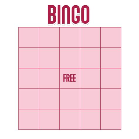 35 Blank Bingo Card Template Microsoft Word Best Free Template For You
