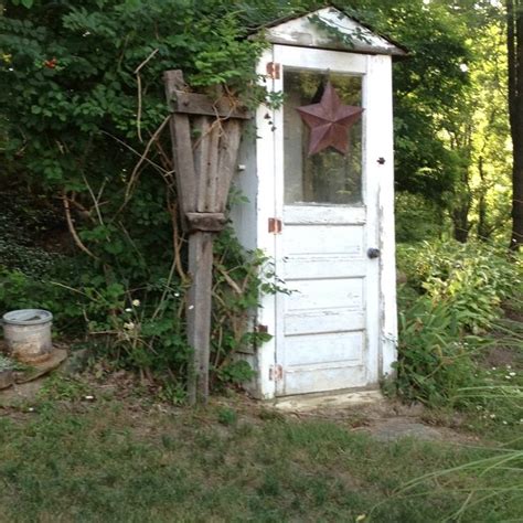 Shedout House Made Of Doorsmy Solution To Not Finding An Old Outhouse