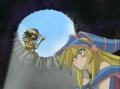 Mana Directing Her Ka To Save Her Master From Diabound Yugioh Yami