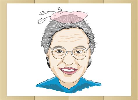 Choose any of 4 images and try to draw it. How To Draw Rosa Parks