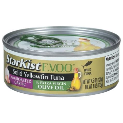 Starkist Selects Solid Yellowfin Tuna With Roasted Garlic And Extra