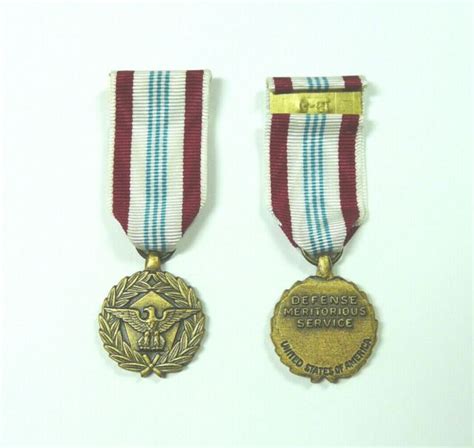 Us Agency Dept Of Defense Meritorious Service Medal Miniature Medal