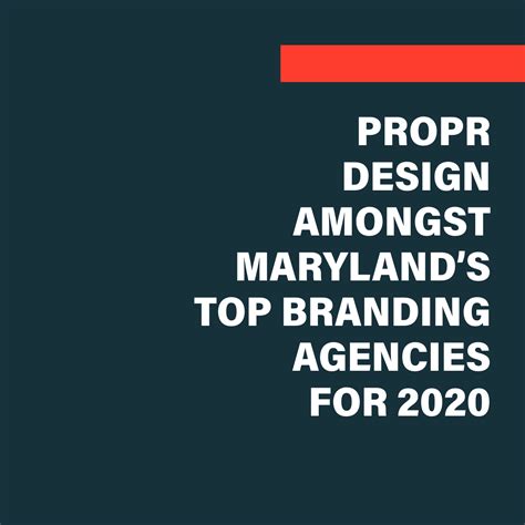 Branding agency appetite creative solutions is located in london, united kingdom; Propr Amongst Maryland's Top Branding Agencies for 2020