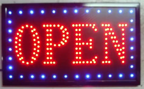 Buy 2017 Ultra Bright Led Neon Sign Open Animated Led