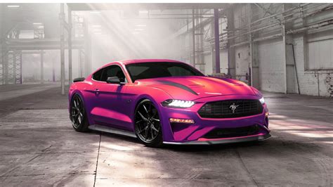 Pink Ford Mustang Xfxwallpapers