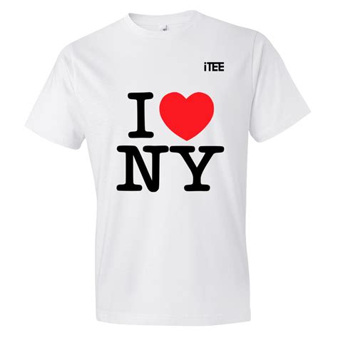 I Love New York Lightweight Fashion Short Sleeve T Shirt T Shirt Shirts Short Style
