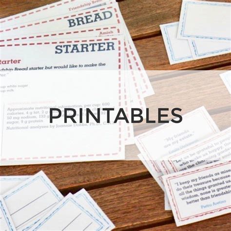 The starter is from an era when people made time to produce good food and maintained good friendships. Free Amish Friendship Bread Instructions and Printables | Amish friendship bread, Amish bread, Bread
