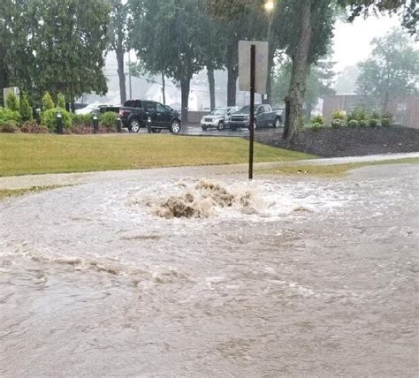 Strong Storms Knock Out Power And Bring Flooding To Downtown Butler Pa