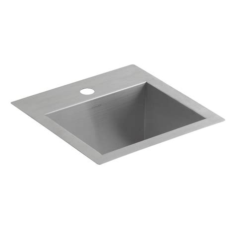 Locate your nearest kohler store. KOHLER Lyric Drop-In Stainless Steel 15 in. L 1-Hole ...