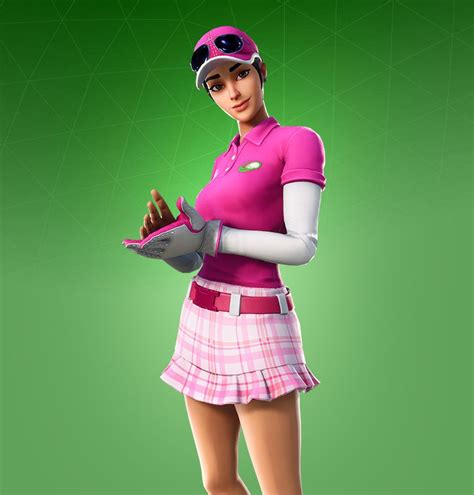 Birdie Fortnite Pink Plaid Skirt Character Outfits