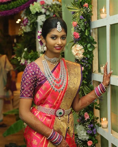 Half Saree Function For Cute Samanvita Makeupbyzing Beauty Potd Beautiful Indian Actress