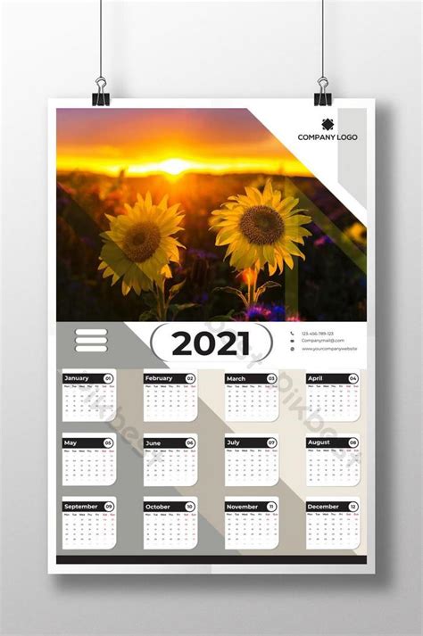 Detail Desain Kalender 2021 Koleksi Nomer 50