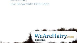 Beautiful Hairy Erin Eden In Blue Black Dress Erin Ede CamStreams Tv
