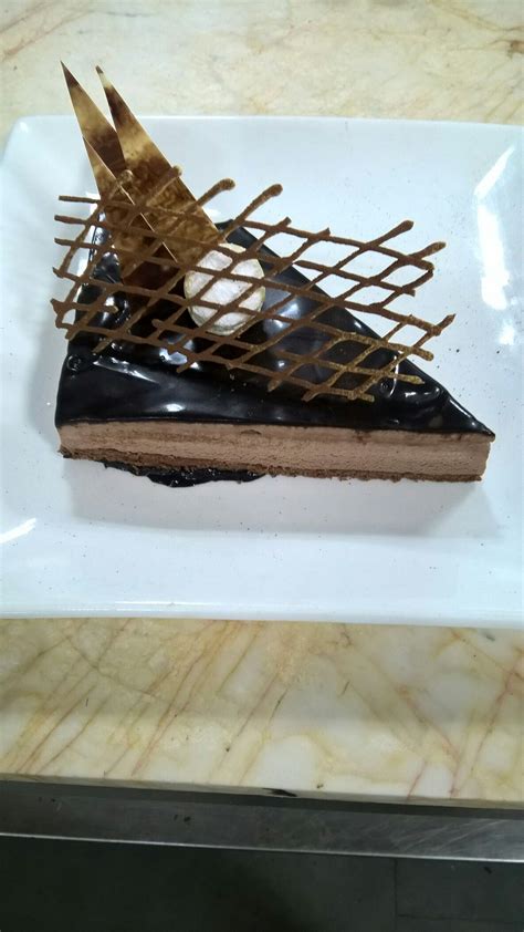 Get full nutrition facts and other common serving sizes of chocolate mousse including 1 oz and 100 g. Chocolate mousse slice | Desserts, Food, Chocolate