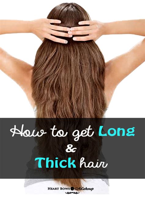 It may seem counterintuitive, but if you want long hair that's actually healthy, you need to get regular trims. How To Get Long & Thick Hair : Tips & Tricks! - Heart Bows ...