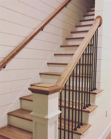 Farmhouse Stair Railings Designs 80 Modern Farmhouse Staircase Decor