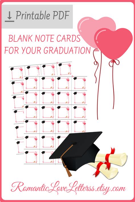 Printable Graduation Thank You Cards