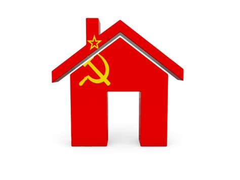 Home Icon Illustration Of Flag Of Soviet Union
