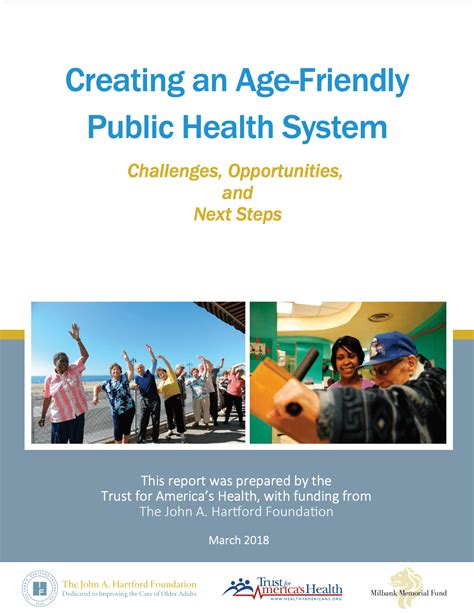 Creating An Age Friendly Public Health System Challenges