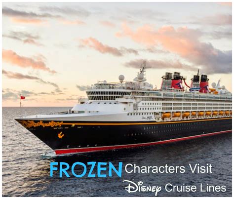 Fairytales And Fitness Frozen Characters Visit Disney Cruise Lines
