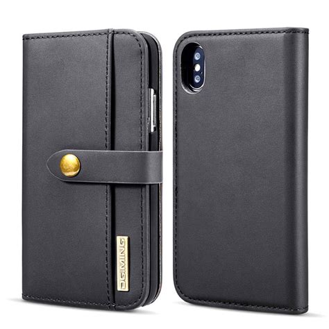 Dgming 2 In 1 Iphone X Iphone Xs Wallet Leather Case