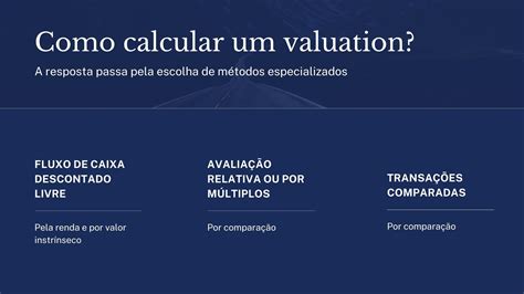 Valuation Guia Completo De Avalia O De Empresas