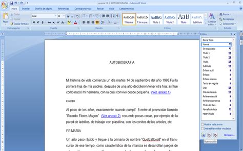 Formato De Texto En Word Las Tic Para Educar