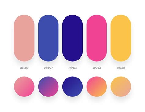 32 Belles Palettes De Couleurs Avec Leurs Palettes De Dégradés