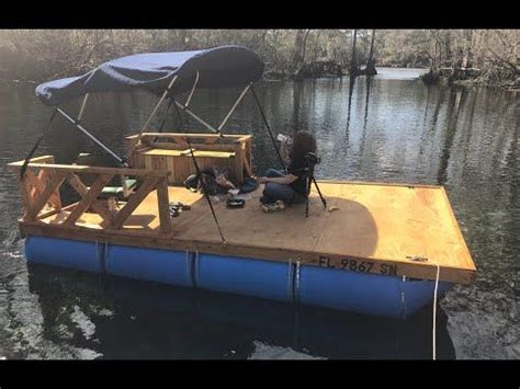 Build A Pontoon Boat With Barrels Epoxy York River Aluminum Boats Quiz