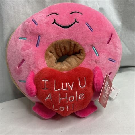 Russ Donut Plush I Luv U A Hole Lot Valentines Day 2021 Butt Tiktok