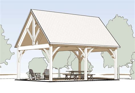 The Pavilion Timber Frame Outdoor Structures