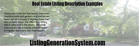 Check spelling or type a new query. Best Real Estate Listing Description Examples | ListGenSys.com