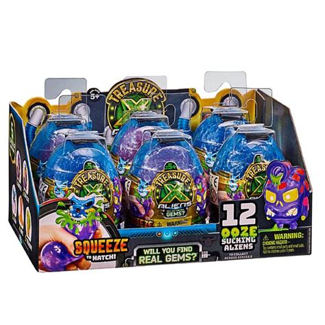 treasure x aliens alien ooze eggs single pack qt toys and games