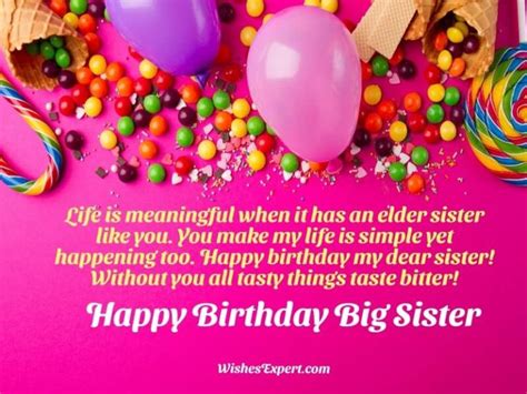 30 Best Birthday Wishes For Elder Sister