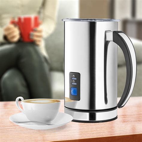 Our electric milk frother can froth milk, coffee learn how to froth milk at home for cappuccino or latte? Amazon.com: Chef's Star Milk Frother - Automatic Foam ...