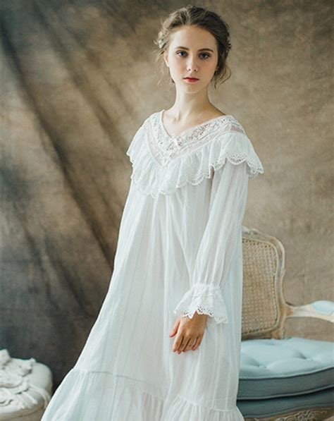 Victorian Nightgown Vintage Nightgown 100 Cotton Nightgown Etsy