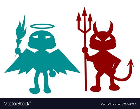 Angel And Devil Svg
