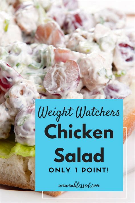 Weight Watchers™ Chicken Salad Recipe Low Points And Delicious