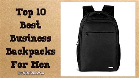 Top 10 Best Business Backpacks For Men Max Discount Overeview