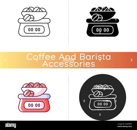 Coffee Scale Icon Stock Vector Image And Art Alamy