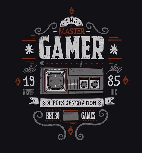 Poster Geek Retro Gaming Gamer Shirt Games