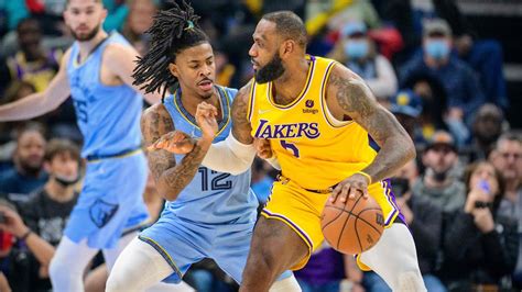 Lakers Beat Grizzlies Ja Morant Scores 45 Points And Lakers Take 2 1